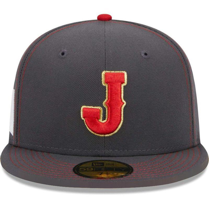 WBC 侍ジャパン 日本代表 キャップ 2023 World Baseball Classic 23wbsf 59FIFTY Cap ニューエラ/New Era チャコール｜mlbshop｜03