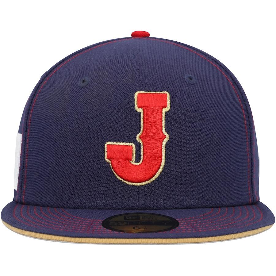 WBC 日本代表 キャップ 侍ジャパン 2023 World Baseball Classic 59FIFTY Cap ニューエラ/New Era ネイビー2308USBUY｜mlbshop｜02