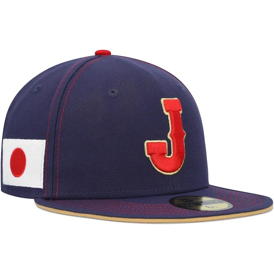 WBC 日本代表 キャップ 侍ジャパン 2023 World Baseball Classic 59FIFTY Cap ニューエラ/New Era ネイビー2308USBUY｜mlbshop｜03