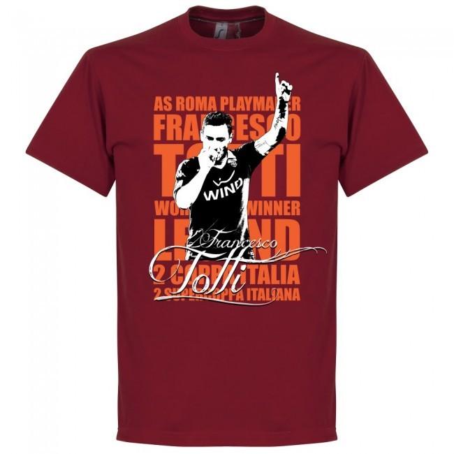 ASローマ フランチェスコ・トッティ Tシャツ SOCCER 背番号 ASローマ フランチェスコ・トッティ Tシャツ SOCCER 背番号