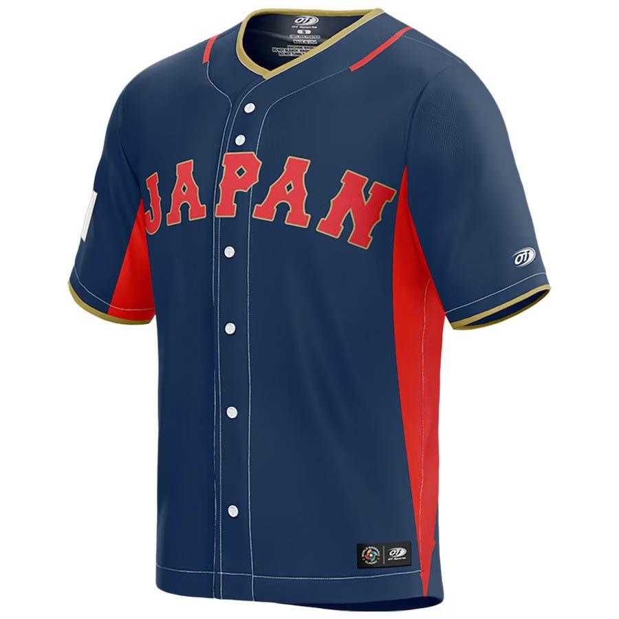 WBC 侍ジャパン 日本代表 ユニフォーム 2023 World Baseball Classic 海外版 レプリカ Japan OT Sports ネイビー｜mlbshop｜02