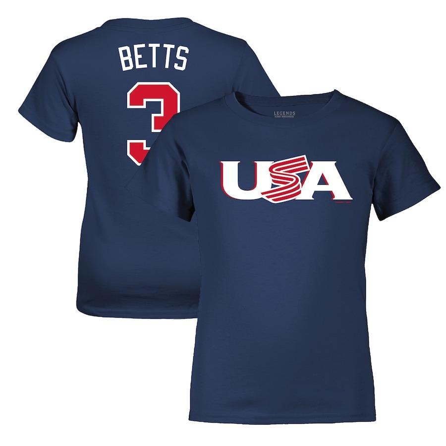 WBC ムーキー・ベッツ アメリカ代表 Tシャツ 2023 World WBC ムーキー・ベッツ アメリカ代表 Tシャツ 2023 World