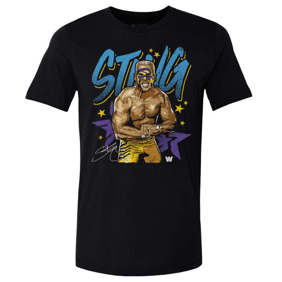 WWE スティング Tシャツ Legends Old School 500Level ブラック : プロ