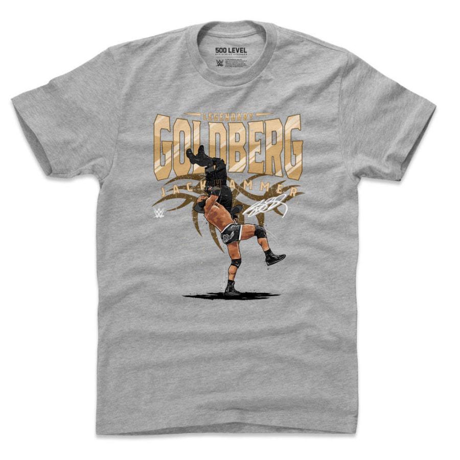WWE ビル・ゴールドバーグ Tシャツ Superstars Legendary Jackhammer 