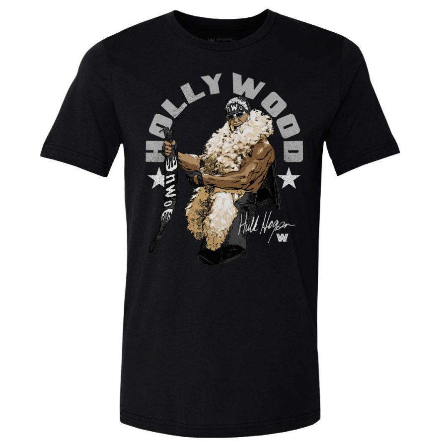 WWE ハルク・ホーガン Tシャツ Legends Hollywood Arc  500Level ブラック｜mlbshop