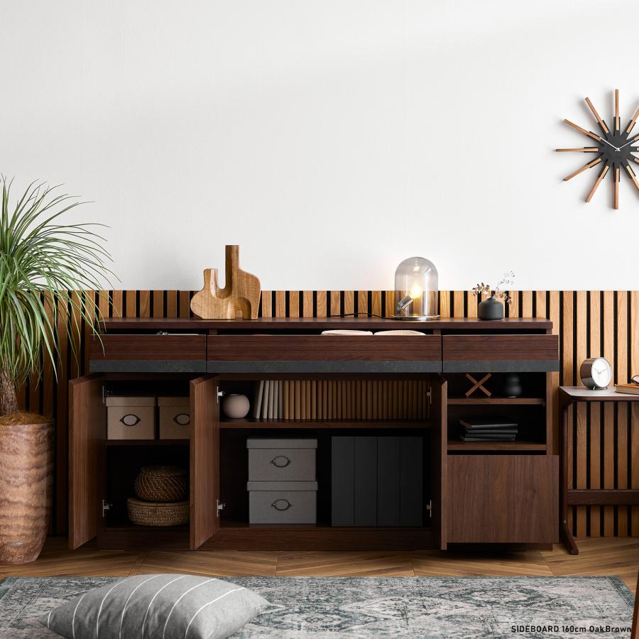 Meuble 【開梱設置無料】 大川家具 モーブル サイドボード 収納