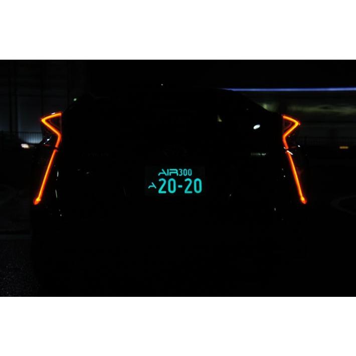 AIR　国交省認定LED 字光式　ナンバープレート 　中板専用品　1枚　車検対応 AIR 国交省認定 車検対応 LED 字光式 ナンバープレート 中板専用品