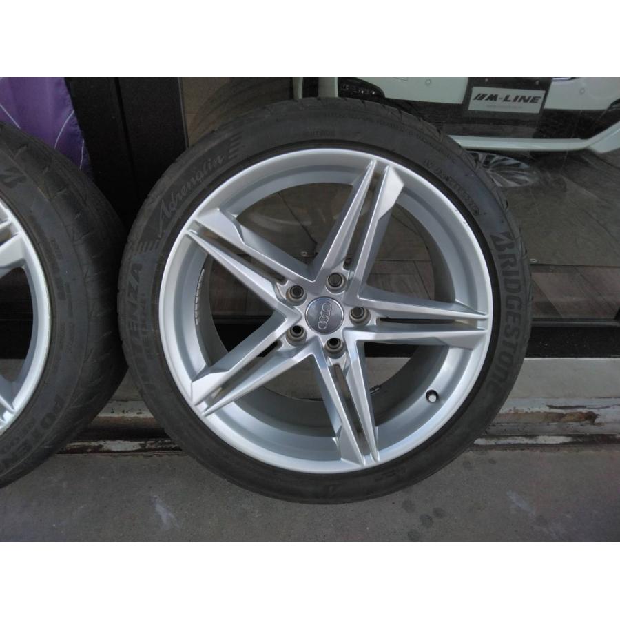 アウデイ純正　A5装着　夏タイヤ＆18インチアルミホイール　245/40R18　4本セットの画像