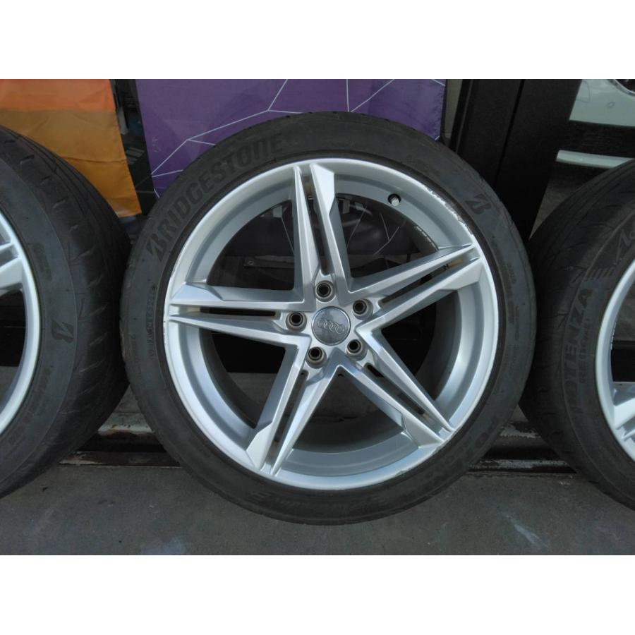 アウデイ純正　A5装着　夏タイヤ＆18インチアルミホイール　245/40R18　4本セットの画像