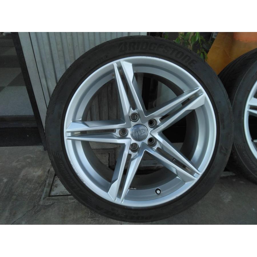 アウデイ純正　A5装着　夏タイヤ＆18インチアルミホイール　245/40R18　4本セットの画像