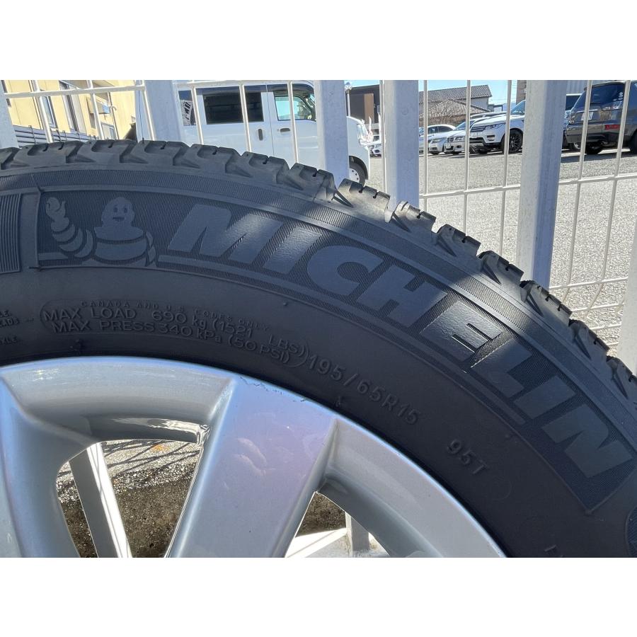 195/65R15ミシェランノーマルタイヤフォルクスワーゲンロゴ付き2本 フォルクスワーゲン（Volkswagen） VW純正 ミシュランX-ICE 195/65R15