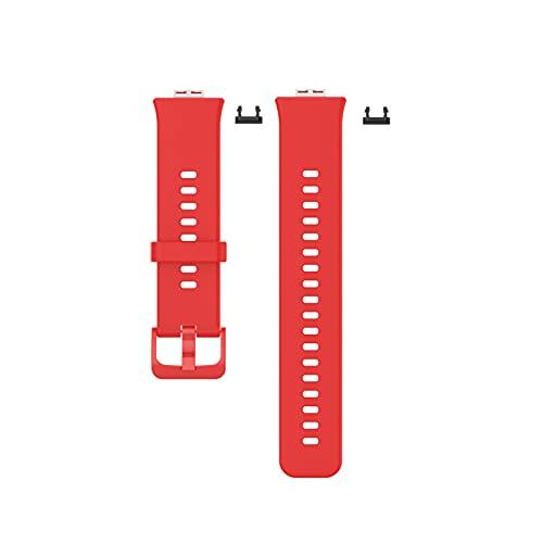 [Comtax] for Huawei Watch Fit ベルト 用 バンド 柔らかいシリコン替えストラップ スポーツ 調整可能 対応 (レッド)｜mlp-store｜05
