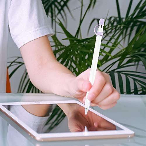 AhaStyle Apple Pencil用シリコンキャップ 品 紛失対策 Apple Pencil 第一世代対応 三つ入り (パープル、ブルー、グリーン)｜mlp-store｜06