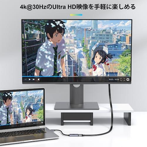 ICZI Mini DisplayPort-HDMIアダプター 【??@????】、Mini DP(Thunderbolt) to HDMI MacBook Air/Pro、iMac、Surface（サーフェイス）/ Pro/Do｜mlp-store｜02