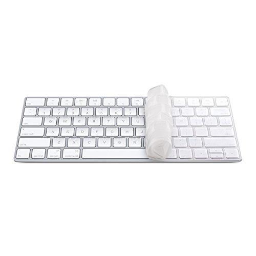 kwmobile 対応: Apple Magic Keyboard キーボードカバー - ノートパソコン ノートPC QWERTY配列 防塵 透明｜mlp-store｜02