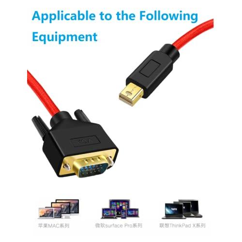 ANNNWZZD Mini DisplayPort to VGA ケーブル Thunderbolt 2 対応MacBook Air/Pro、Surface Pro/Dock、モニター、プロジェクター3m｜mlp-store｜09