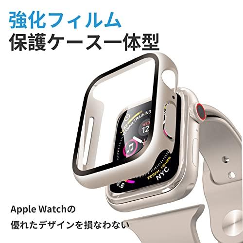 YOFITAR Apple Watch 用 ケース series9/8/7 45mm アップルウォッチ保護45mm カバー ガラスフィルム 一体型 PC素材 全面保護 超薄型 装着簡単 耐衝撃｜mlp-store｜06