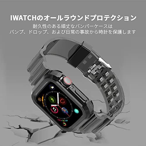 ZENGYQI コンパチブル Apple Watch バンド 38mm 42mm 40mm 44mm,ソフトシリコンバンド 通気性 スポーツシリコンストラップリストバンドバンドリスト｜mlp-store｜03