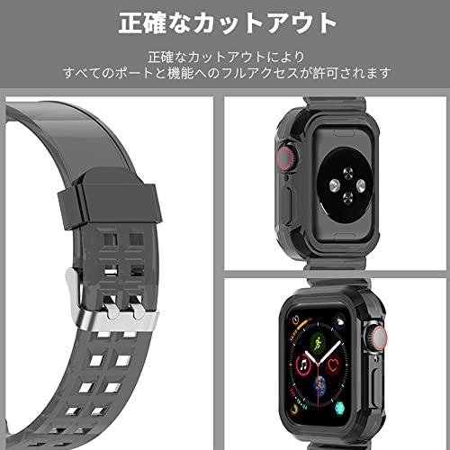 ZENGYQI コンパチブル Apple Watch バンド 38mm 42mm 40mm 44mm,ソフトシリコンバンド 通気性 スポーツシリコンストラップリストバンドバンドリスト｜mlp-store｜04
