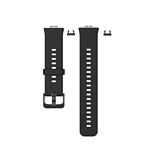 [Comtax] for Huawei Watch Fit ベルト 用 バンド 柔らかいシリコン替えストラップ スポーツ 調整可能 対応 (ブラック)｜mlp-store｜05