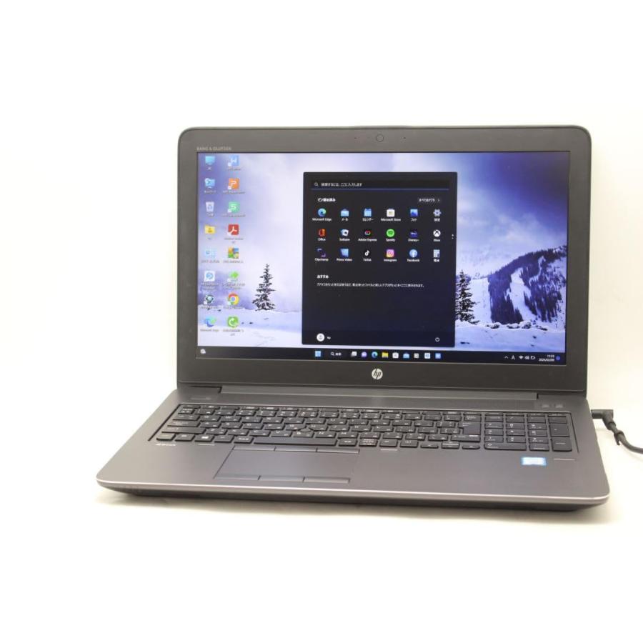 15.6型 ゲーミング ノートパソコン HP ZBook 15 G3 中古美品 Xeon 16GB 
