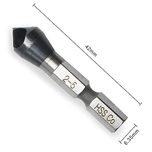 面取りカッター ステンレス用 六角軸 面取りドリル バリ 2-5mm 面取りカッター ステンレス用 六角軸 面取りドリル バリ 2-5mm