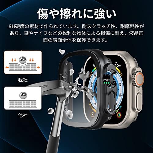 BELIYO Apple Watch ケース 49mm 対応 アップルウォッチ カバー 一体型 Apple Watch カバー 全面保護 二重構造 アップルウォッチ ケース PC素材 日本｜mlp-store｜03