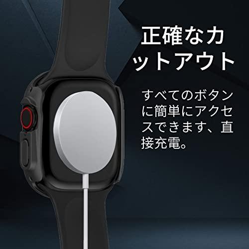 BELIYO Apple Watch ケース 49mm 対応 アップルウォッチ カバー 一体型 Apple Watch カバー 全面保護 二重構造 アップルウォッチ ケース PC素材 日本｜mlp-store｜06
