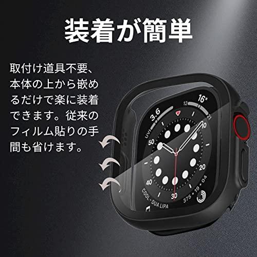 BELIYO Apple Watch ケース 49mm 対応 アップルウォッチ カバー 一体型 Apple Watch カバー 全面保護 二重構造 アップルウォッチ ケース PC素材 日本｜mlp-store｜07