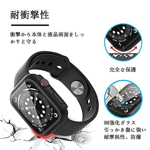 【2024最新防水ケース】Odette 対応 Apple Watch SE/Series 9/8/7/6/5/4 ケース 40mm/41mm/44mm/45mm 防水ケース PCフレーム 一体型 カバー 耐衝撃｜mlp-store｜04