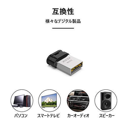 KEXIN USBメモリ 32GB 二個セット USB 2.0 フラッシュドライブ USBメモリースティック 超小型 軽量 データ転送 防水 防塵 耐衝撃 Windows PCに対応｜mlp-store｜06