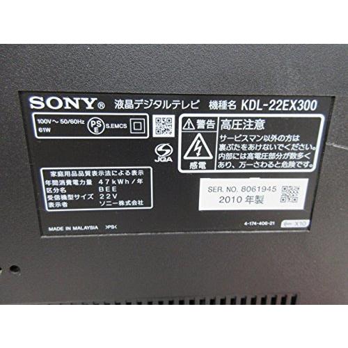 ソニー 22V型 液晶 テレビ ブラビア KDL-22EX300(B ソニー 22V型 液晶 テレビ ブラビア KDL-22EX300(B