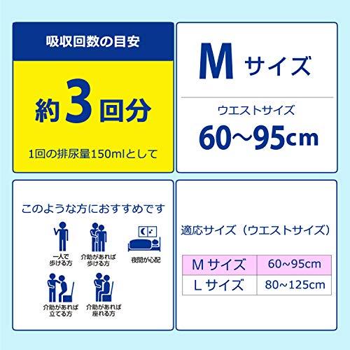 アテント 下着爽快プラス うす型パンツ 安心の3回吸収 M 男女共用 20枚【一人で歩ける方】｜mlp-store｜09