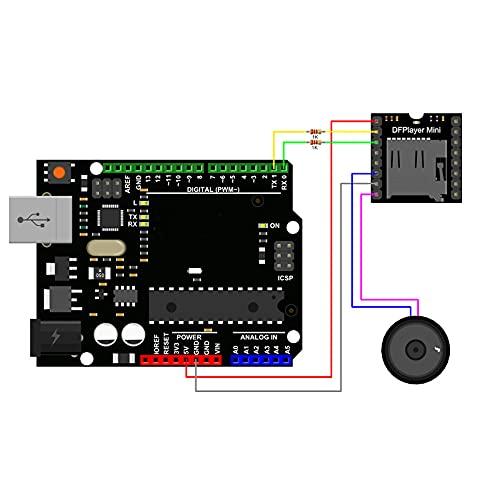 KKHMF 3個 TFカード Uディスクミニ SD MP3プレーヤー オーディオ 音声 モジュールボード Arduino DFPlayに対応｜mlp-store｜03