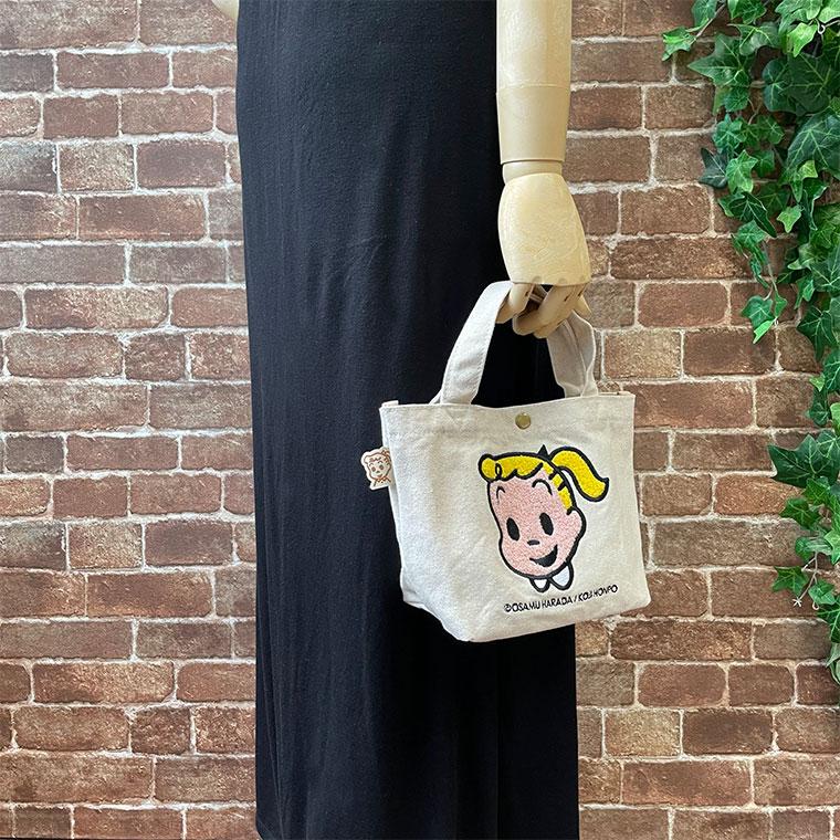 ミニ トートバッグ オサムグッズ サガラ刺繍帆布【爆買】 : キャリー