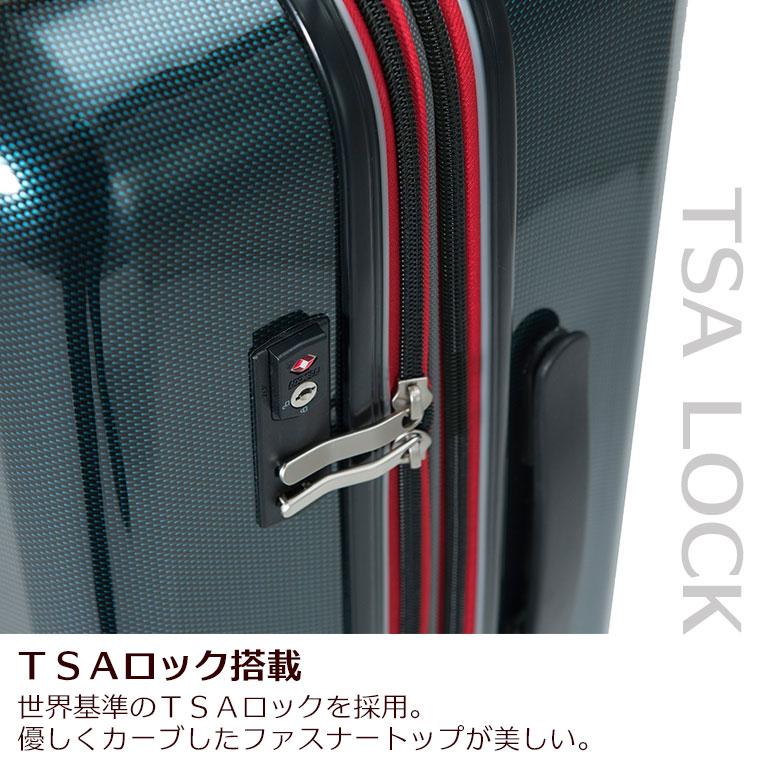 拡張できる\u0026静音走行 スーツケース Mサイズ 55L 4〜6泊 プラスワン アルファスカイ 9911-55cm TSAロック搭載 ビジネス出張や旅行にの画像