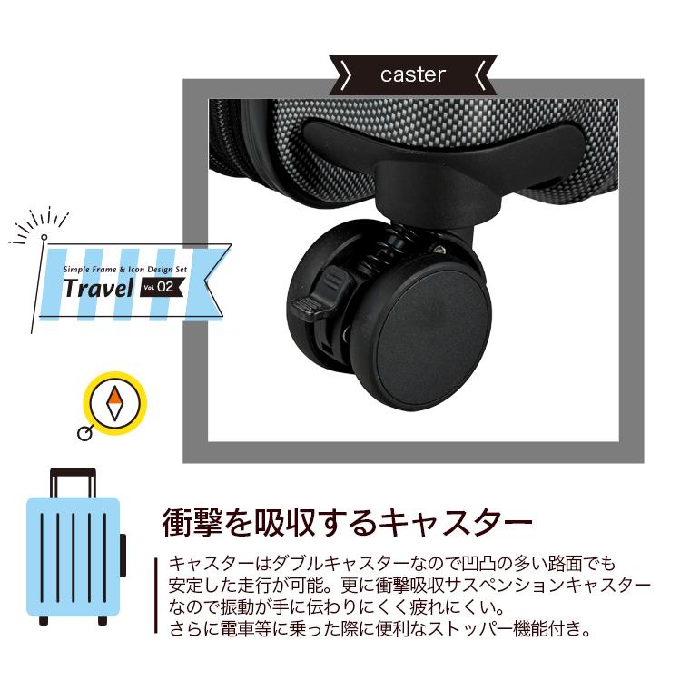 ハピタス キャリーバック Mサイズ 55L 3〜4泊 拡張機能 ファスナー