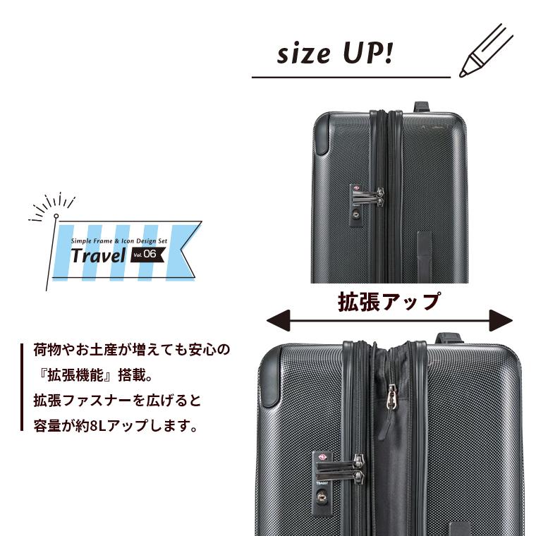 【最終値下】ブエナビスタ　キャリーバック ハピタス キャリーバック Mサイズ 55L 3〜4泊 拡張機能 ファスナー