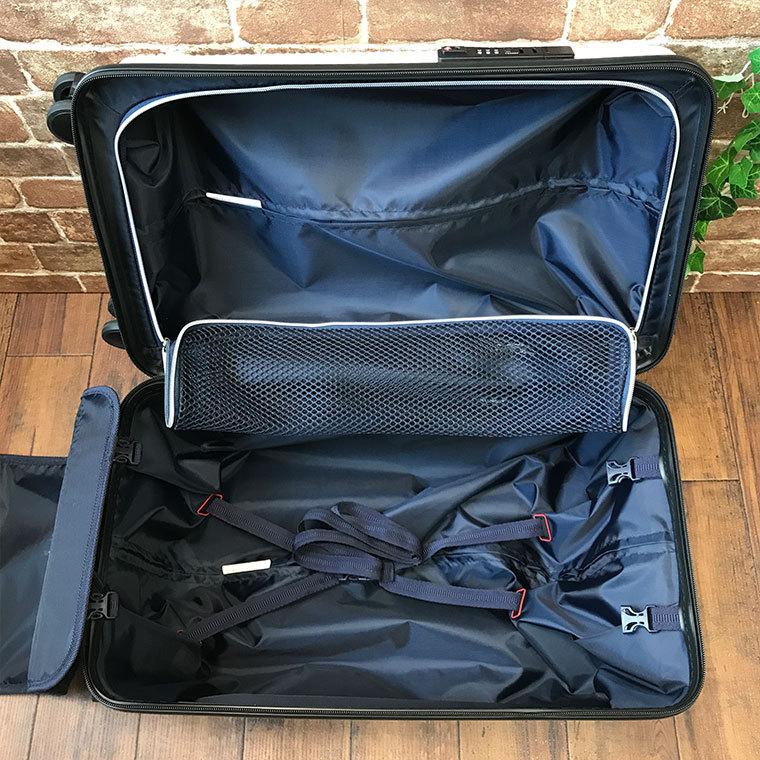 スーツケース Mサイズ 46L 軽量 コインロッカーサイズ キャリーバッグ
