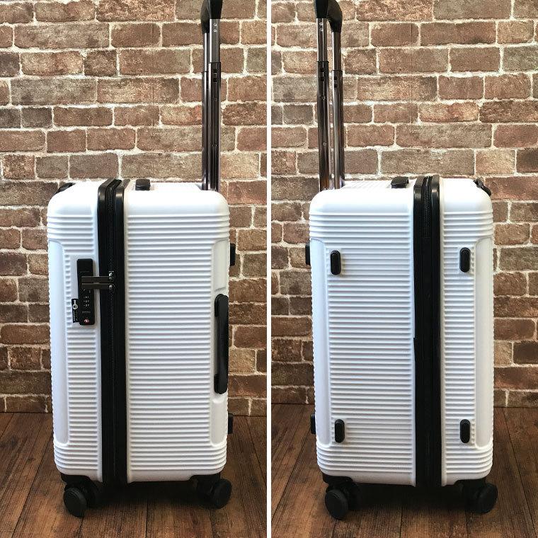 スーツケース Mサイズ 46L 軽量 コインロッカーサイズ キャリーバッグ