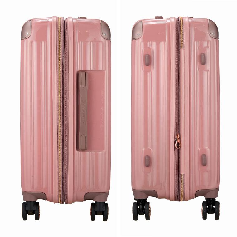 スーツケース Mサイズ 52L 拡張 ファスナー キャリーバッグ シフレ