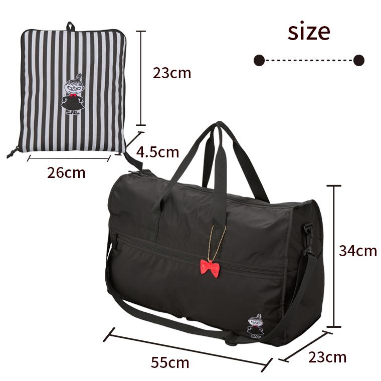 ハピタス ムーミン 折りたたみボストンバッグ Lサイズ 38L H0004