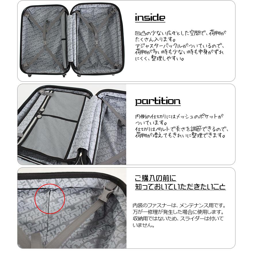 【色:PN23.コミックカラー】[ハピタス] 折りたたみキャリー スターウォーズ ハピタス スーツケース 機内持ち込み Sサイズ 32L ファスナータイプ