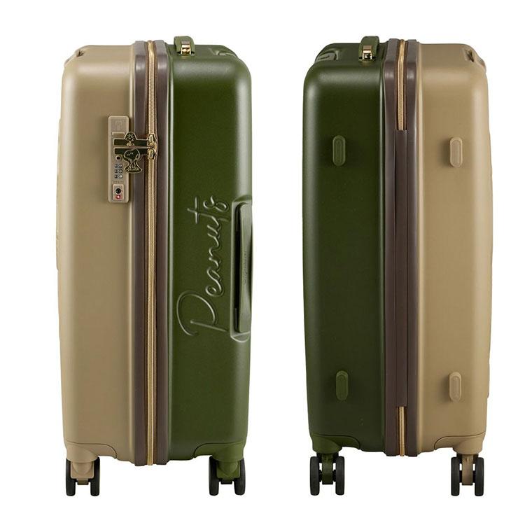 SNOOPY スーツケース L HAP2285-55 PN129 カーキ スーツケース Mサイズ 55L スヌーピー シフレ キャリーバッグ キャリー