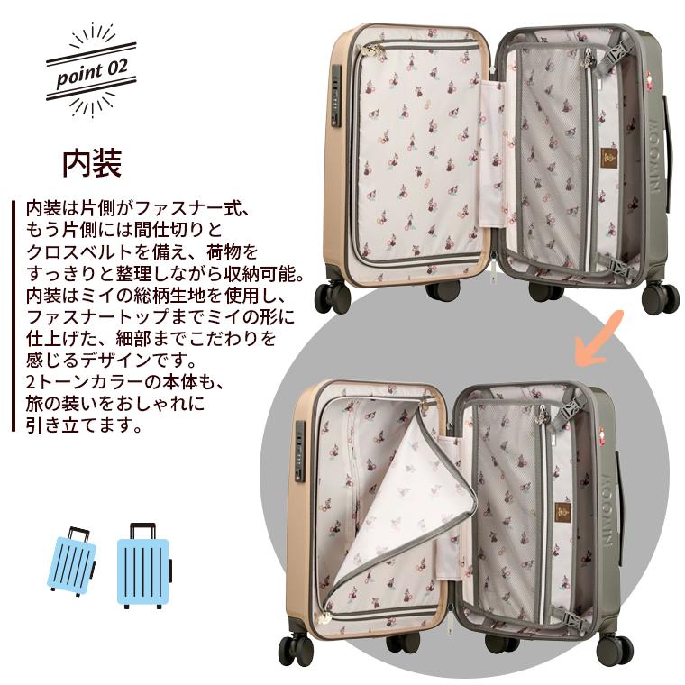 MOOMIN（ムーミン） スーツケース Sサイズ 30L キャリーケース 旅行