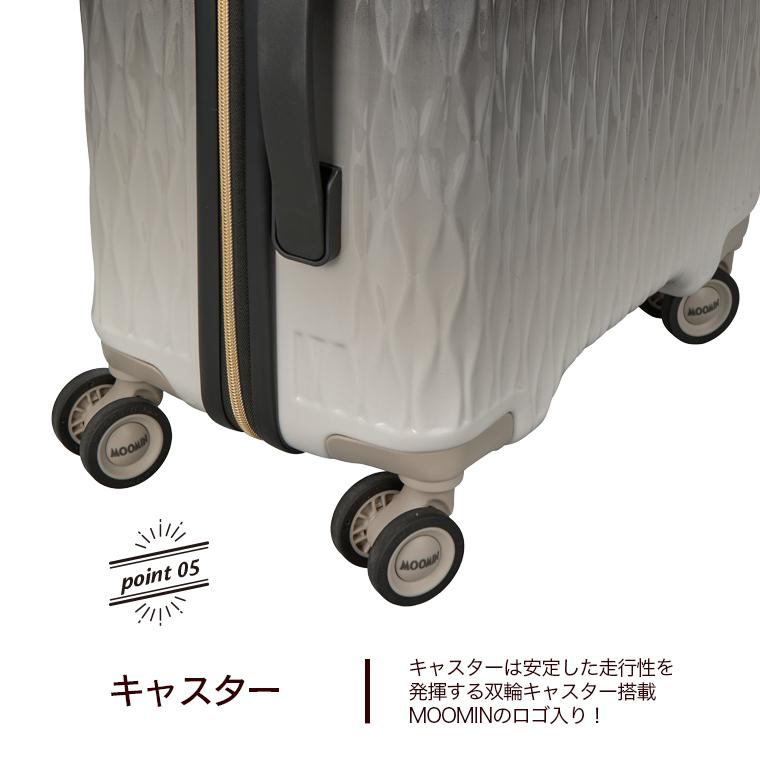 MOOMIN（ムーミン） スーツケース Mサイズ 46L キャリーケース