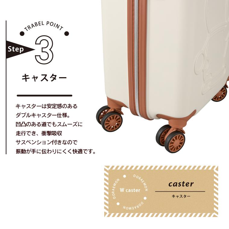 Siffler（シフレ） ドラえもん キャリーバッグ Sサイズ 33L スーツ