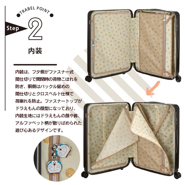 Siffler（シフレ） ドラえもん スーツケース Lサイズ HPL2334-65