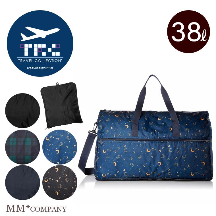 ハピタス 折りたたみ ボストンバッグ Lサイズ 38L 2.3泊 TRC0404 旅行