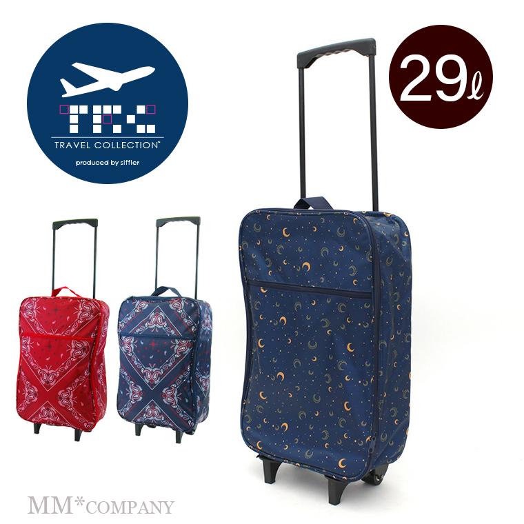 Travel Collection 折りたたみ ソフトキャリー Sサイズ 29L 簡易